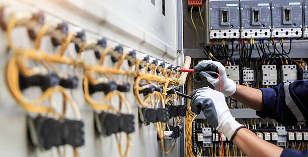Professional Electrician technician working in West Bend, WI